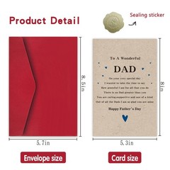 Fathers Day Card – Poem Father Day Cards – Dad Greeting Cards For Birthday – …
