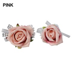 Charming Floral Wristlets for Brides Grooms and Bridesmaids at Weddings