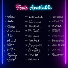 Personalized Neon Light Sign – Custom Name, Logo & Wedding LED Wall Art