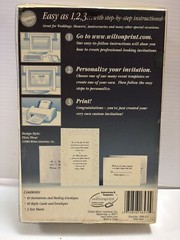 Wilton Complete Invitation Kit PrintYourOwn 1 White PK With Cream Border 25 Sets