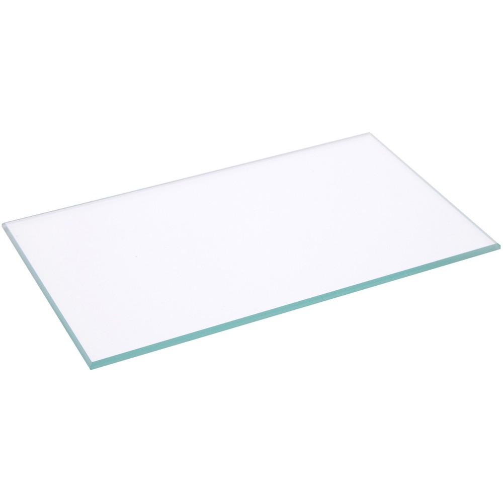 Plymor 3″ x 5″ Rectangle, 3mm Thick Non-Beveled Clear Glass