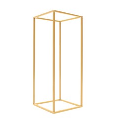 4Pcs Gold Metal Column Flower Stands Centerpiece Holder Rack Party/Wedding Decor