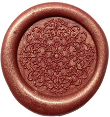 Lacy Mandala Wax Seal Stamp head, 1.2″ diameter, Pretty Design!
