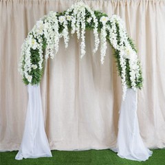 XL Garden Arch Heavy Duty Metal Trellis Climbing Plants Vine Rack Wedding Stand
