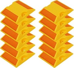 12 Pack 4 x 4 inch Road Reflectors Reflective Pavement Marker, Road Driveway