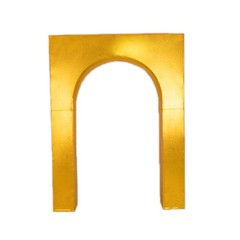 7 feet GOLD Metallic Spandex Backdrop Cover for Arc de Triomphe Stand Party