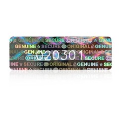 1200pcs Tamper Proof Hologram Stickers Original Security Labels Genuine Warra…