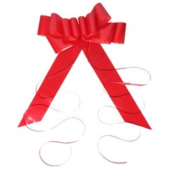 Reusable Wedding Car Bow PVC Material Large Red Bow for Decor and Special Events