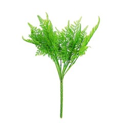 2 Green 19″ ARTIFICIAL Asparagus Fern LEAVES Faux Greenery Stems Party Supplies