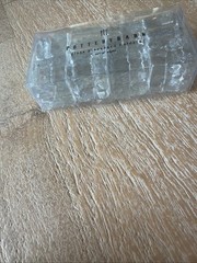 Pottery Barn Placecard Holders Clear Glass Cubes Wedding Shower Display Set 8