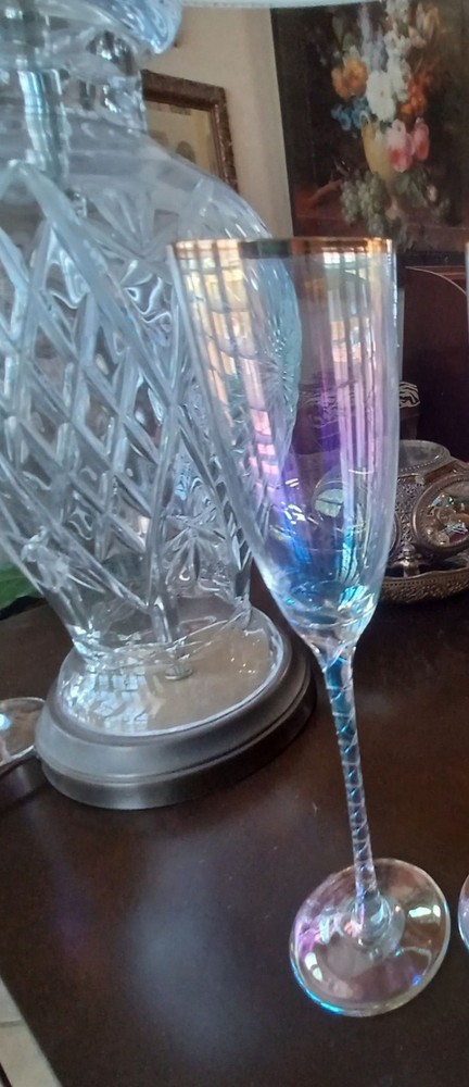 NEW ANTRHOPOLOGIE ALTA FLUTE GLASS CHAMPAGNE GLASS SINGLE BEAUTIFUL REPLACEMENT