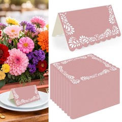 150 PCS Pink Mexicana Wedding Name Place Cards 2×3.5 Inch Cielito Lindo Tent