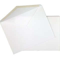 A2 Invitation Envelopes, 4-3/8″ x 5-3/4″, 1 Count (Pack of 100), White