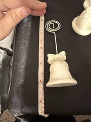 Vintage Place Card Holder Bell & Bow 134 Pieces
