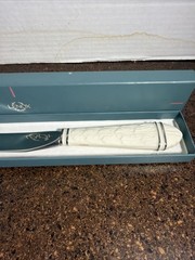 Vintage Lenox Cake Knife Wedding Promises Collection Floral Design Handle Box