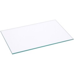Plymor 4″ x 6″ Rectangle, 3mm Thick Non-Beveled Clear Glass