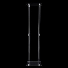 10x Acrylic Wedding Flower Stand Rectangle pedestal for Table Centerpiece Decor！