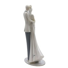 Love Count the Ways Dancing Couple Wedding Cake Topper