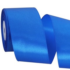 2 Inch x 25 Yards Wide Blue Satin Ribbon Solid Fabric 2 inch wide Royal Blue