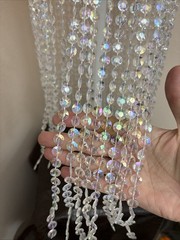 Luxurious Crystal White/Pink Flower Stand Wedding 13in Diameter No Stand Incl