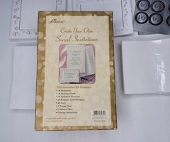 Ampad 40 Wedding Invitations Reply Cards Envelopes & Seals Blank Printable