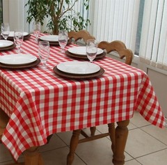 5-15 PACKS Checkered 60×60 Inch Wide Gingham Buffalo Checked Tablecloths SALE