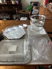 Misc Serving Dishes For Shower Or Wedding. See Description For quantities