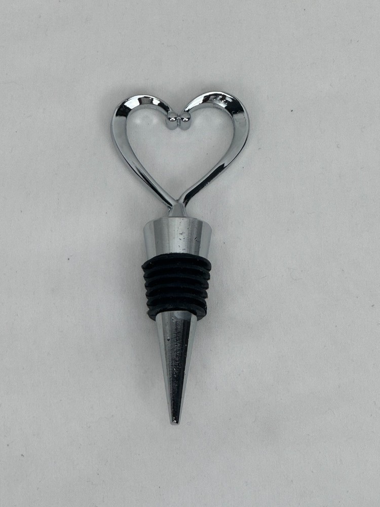 (LOT OF 24) NEW IN BOX FashionCraft 1902 Heart Wine Bottle Stoppers