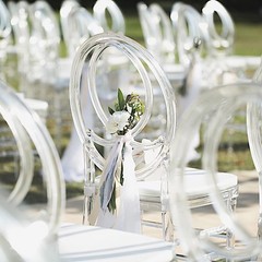 Clear Stackable Transparent Acrylic Chiavari Chair Armless Oval Back Party Event