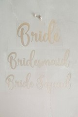 wedding iron rose gold metallic transfer bride hen party bridesmaid tshirt vinyl