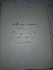 vintage Hallmark Wedding Memory Guest Book Ivory Silver Traditional Keepsake alb