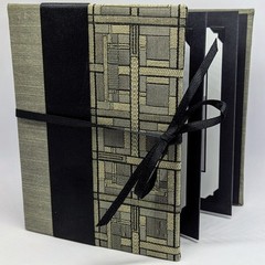 Molly West Handbound Photo Album Wedding Abstract Design