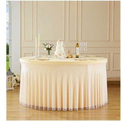 Wedding Table Cloth 48″ Round Tulle