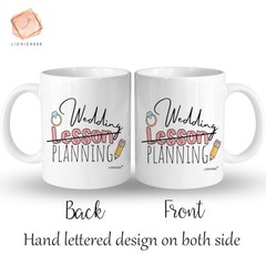 Christmas Gifts for Teacher – Teacher Wedding Lesson Planning Engaged Mug 11Oz