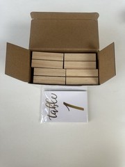 30 PCs Tidita Place Card Holder 2.8×1.3×0,7- Wood Sign Holders