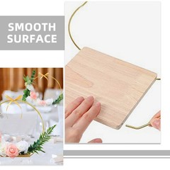 Metal Hoop Frame for Wedding Floral Centerpiece and Party Table Display