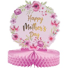 Fun Express Mother’s Day Centerpiece – Elegant Floral Table Decor Small, Red