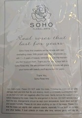 Soho Floral Arts | Roses In A Box | Genuine Roses that Last for Years Black S…