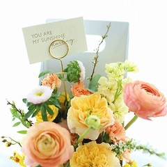 40 Pcs Floral Card Holder Picks Metal Floral Picture Holders for Bouquets
