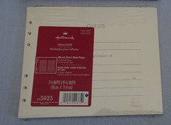 Hallmark Refillable Guest Book Maroon Wedding Party Special Occasion + Refill Pk