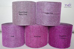 4.75″x 1 YD/3 YDS DIAMOND MESH WRAP ROLL CRYSTAL RHINESTONE SPARKLE BLING RIBBON