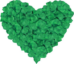 1000 Pcs Artificial Silk Rose Petals Decoration Wedding Party Color Ivory