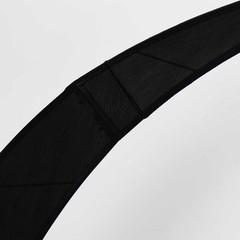 2 BLACK Fitted Spandex Half Crescent Moon Arch BACKDROP STAND Events Wedding