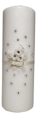 3-Piece Candles Set Wedding Supplies Rhinestone 9″ Unity Pillars & 10″ Tapers