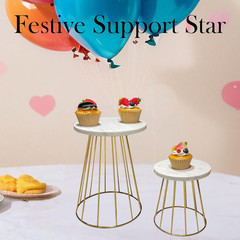 Premium Marble Cupcake Stand Set of 2 – Elegant Party Décor Display