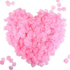 Versatile 2200 PCS Pink Silk Rose Petals for Indoor & Outdoor Celebrations
