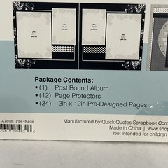 Wedding Photo Album, 24 Pre-Designed Pages, 12×12 inch, Brand NEW in Package