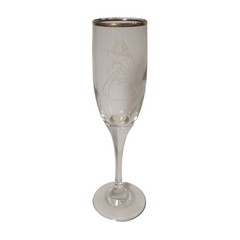 Vintage 1996 Pepe Le Pew & Penelope Wedding Toasting Glasses w/Gold Rim-SEE DESC