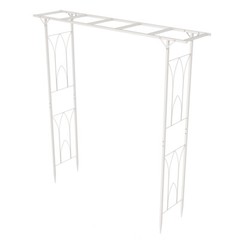 Metal Arbor Wedding Arch Garden Trellis Pergola Arbor for Climbing Plant Flower