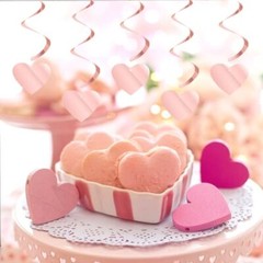 PinkValentines-Day Heart Party-Decorations Garland – Valentine’s Day Rose-gold